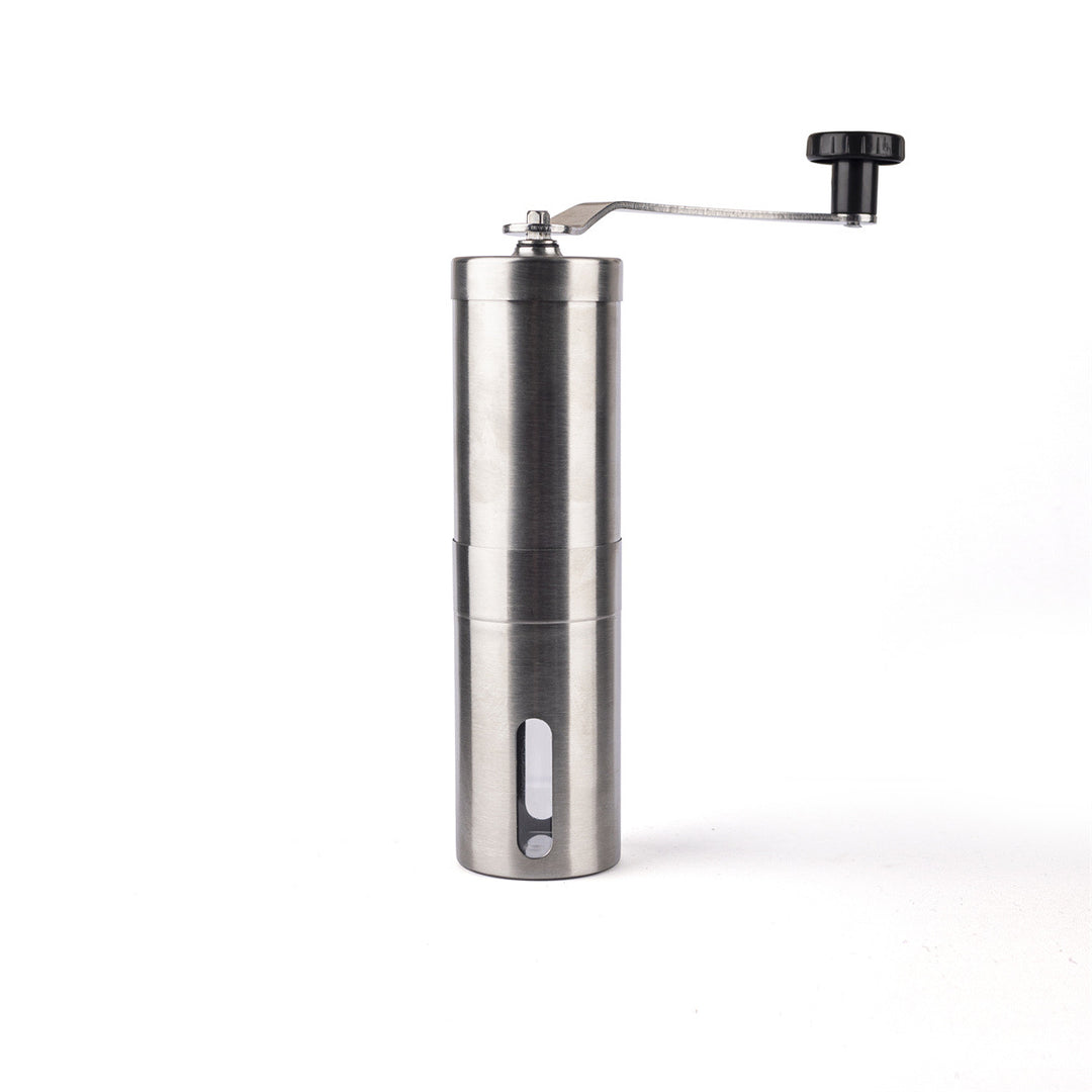 Hand crank coffee grinder made of acrylic