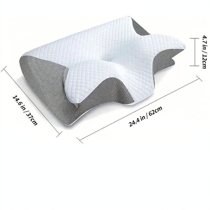 Memory foam neck support pillow