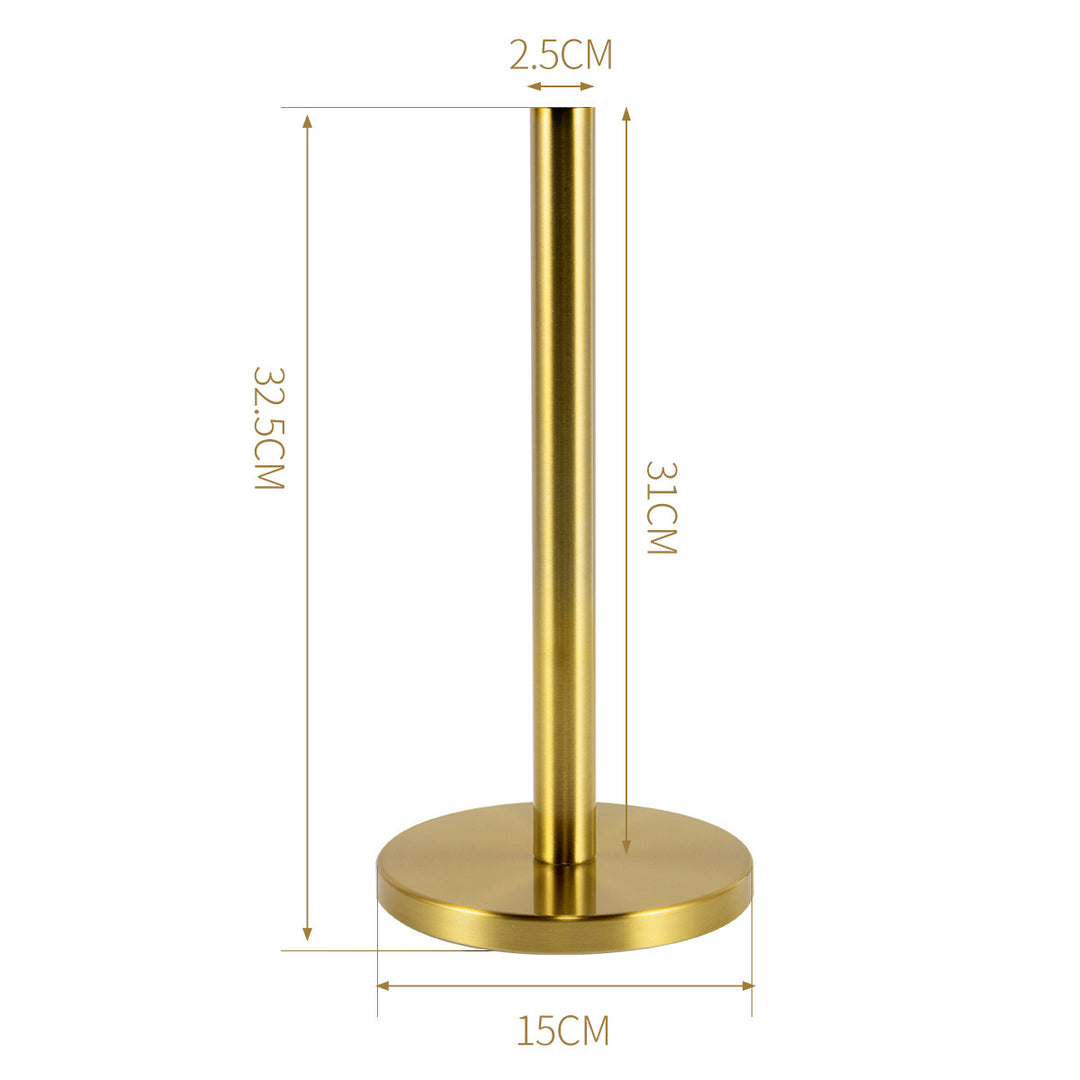 Stainless steel kitchen roll holder