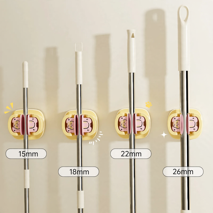 Suction cup top hooks for wall mounting, no drilling