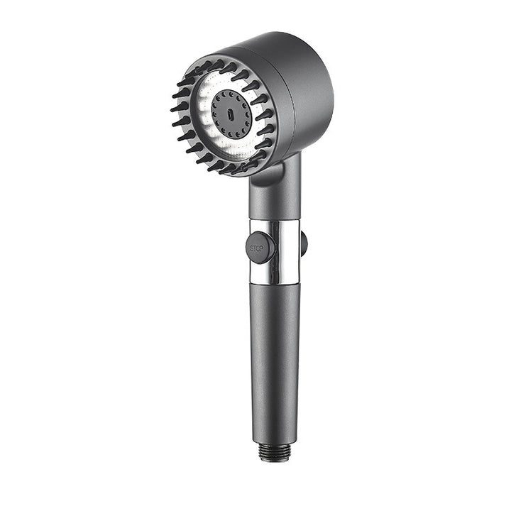 Multifunctional shower head with LED and massage function