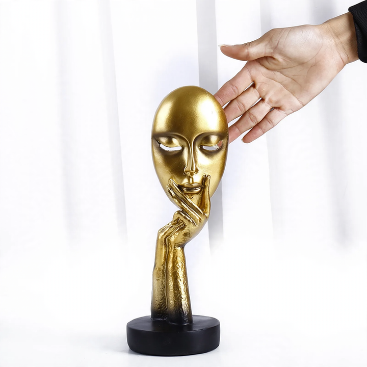 Modern art figure made of resin, decoration
