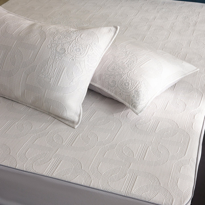 Cooling mat made of ice mat and rattan, 150×200 or 180×200 cm