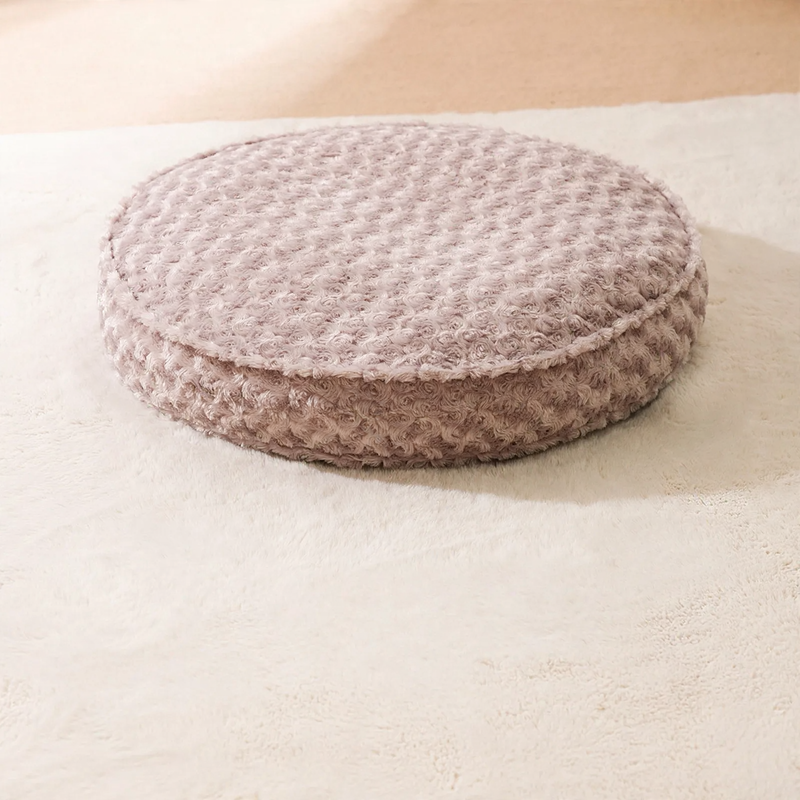 Pet cuddly bed with removable cover