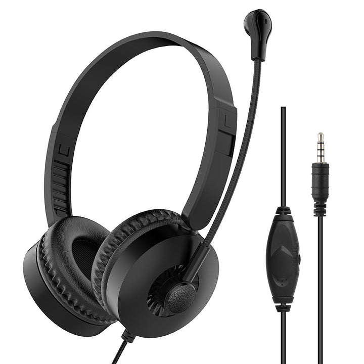 Bai'en DH800 Call Center Agent Telemarketing Outbound Customer Service Headset Computer Mobile Phone Telephone Headset