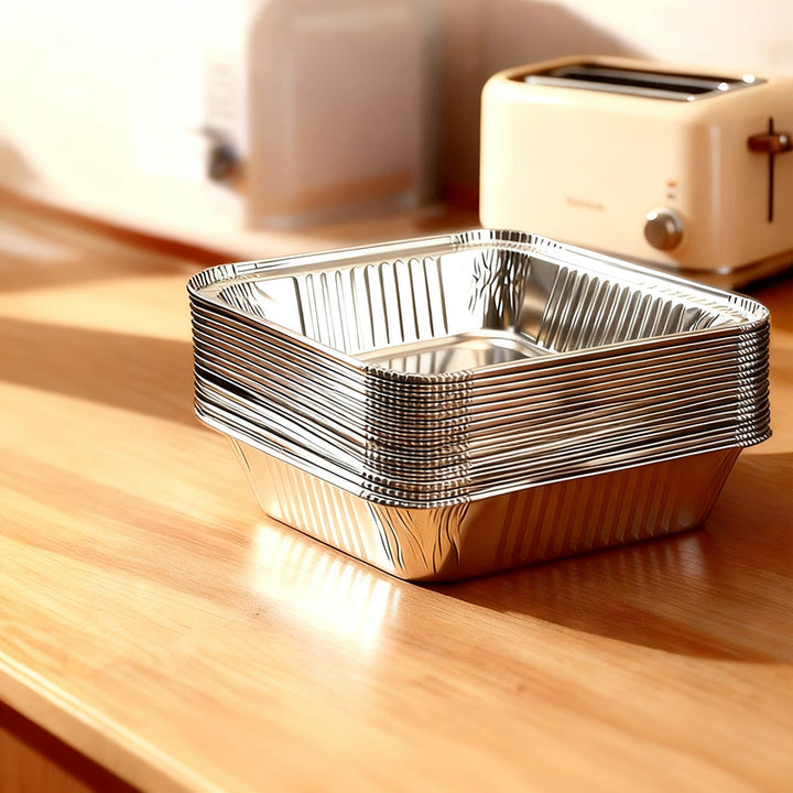 Silicone baking paper and aluminum foil for air fryers