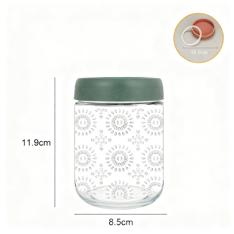 Glass jar with lid, 500 ml