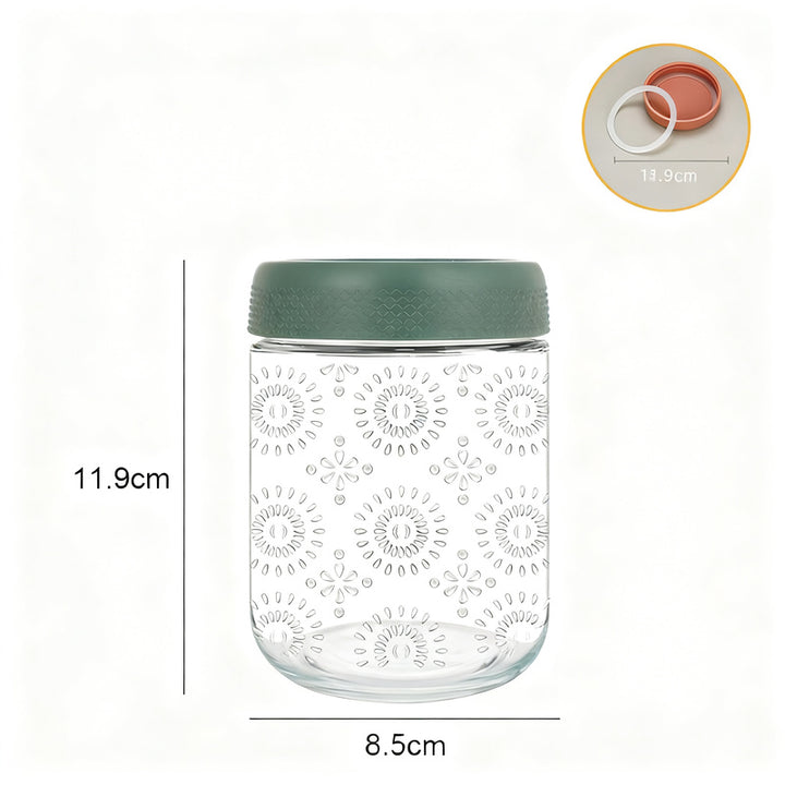 Glass jar with lid, 500 ml