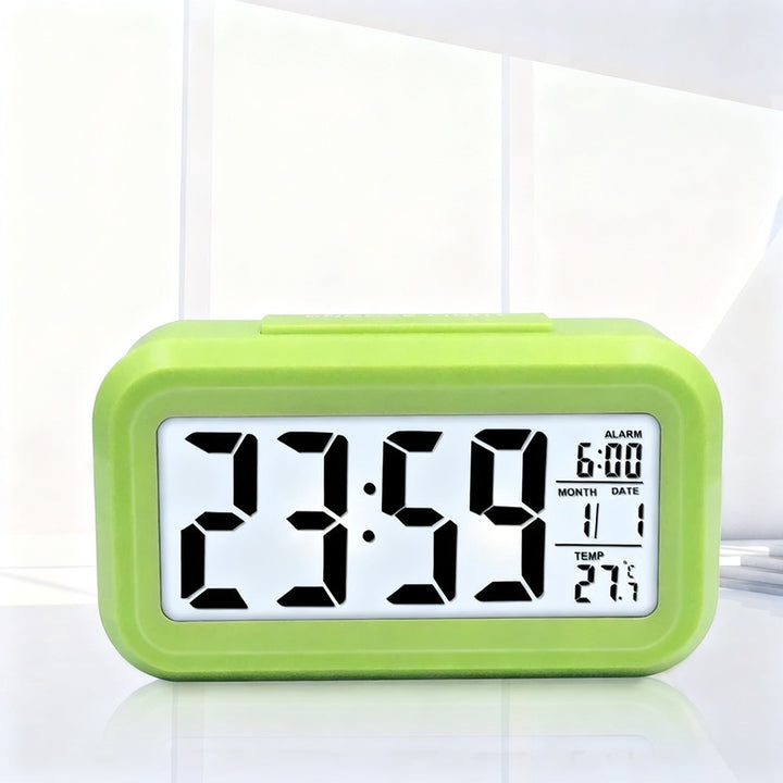 Digital Alarm Clock Light with LED Display