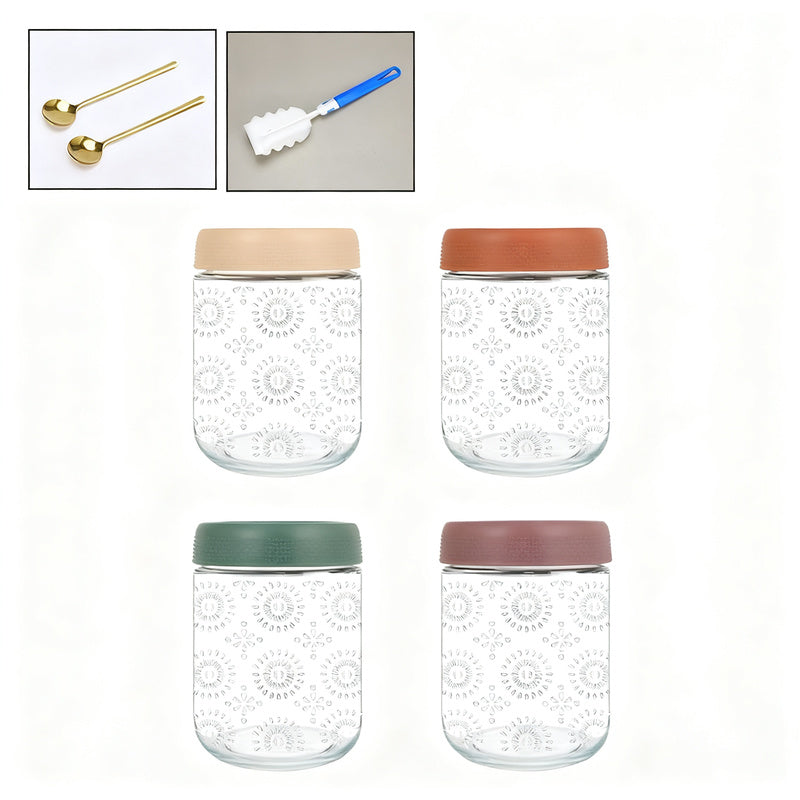 Glass jar with lid, 500 ml