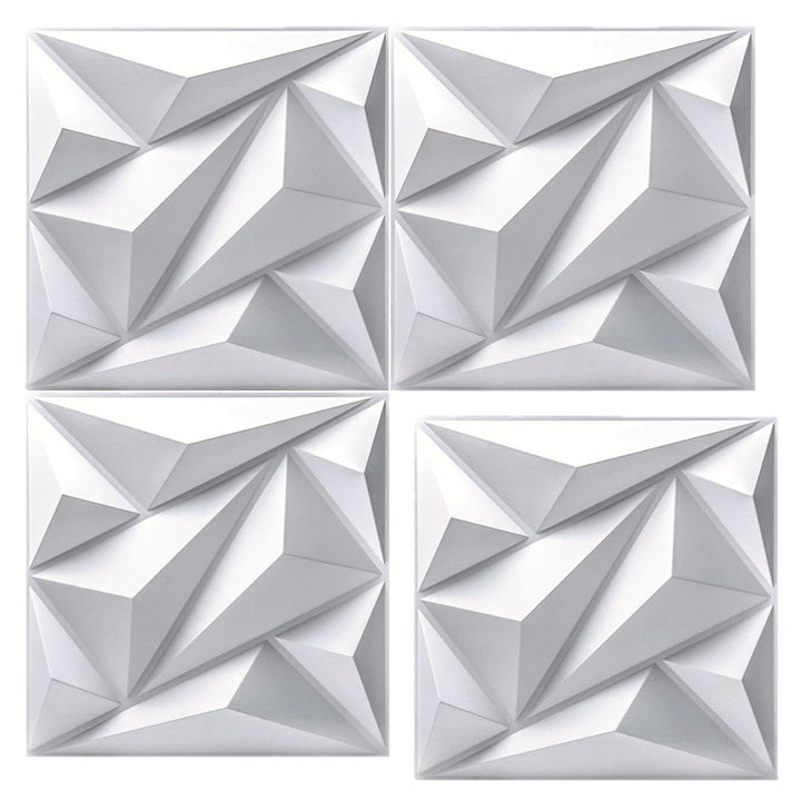 PVC wall panels, 3D structure, 30×30 cm