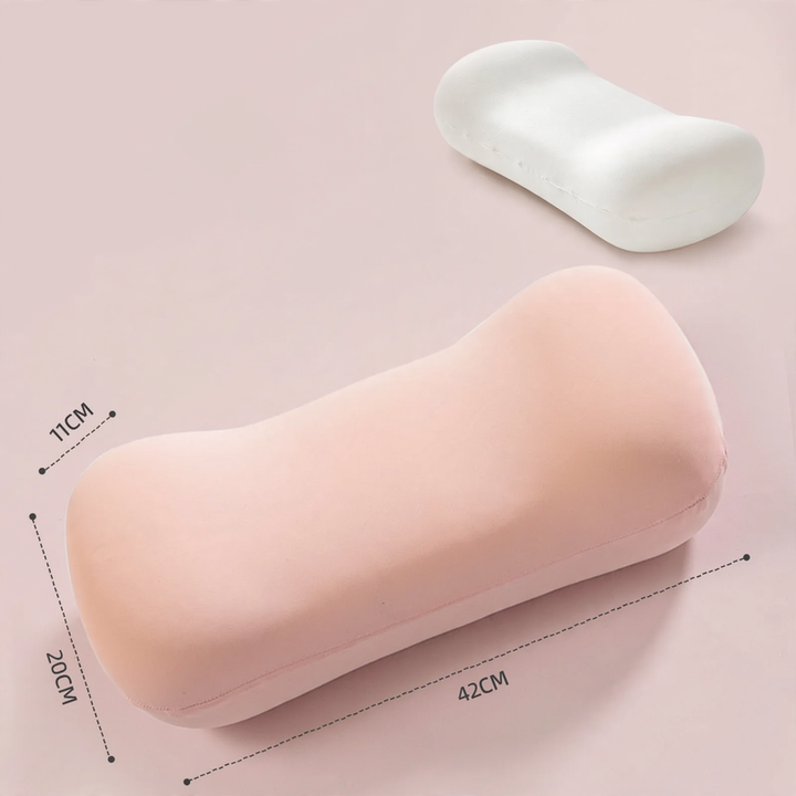 Portable neck pillow with memory foam