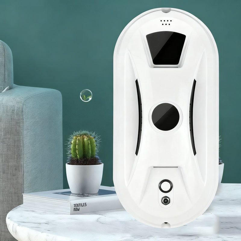 Window cleaning robot with spray function