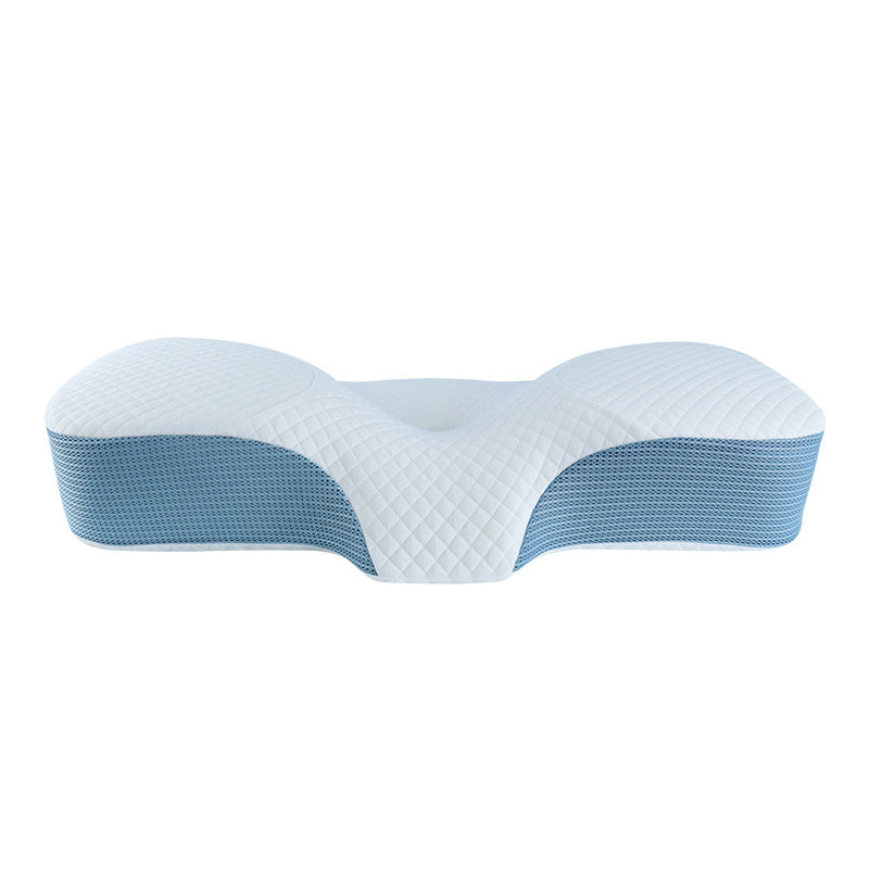 Memory foam neck support pillow, butterfly shape