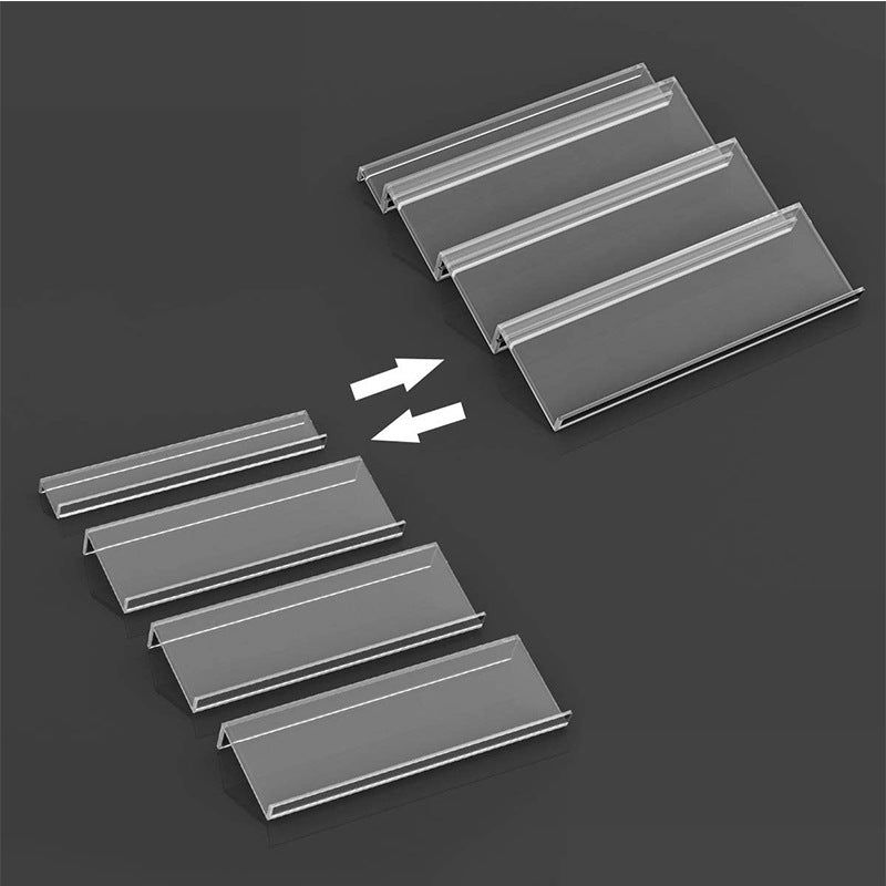 Acrylic spice rack with drawers