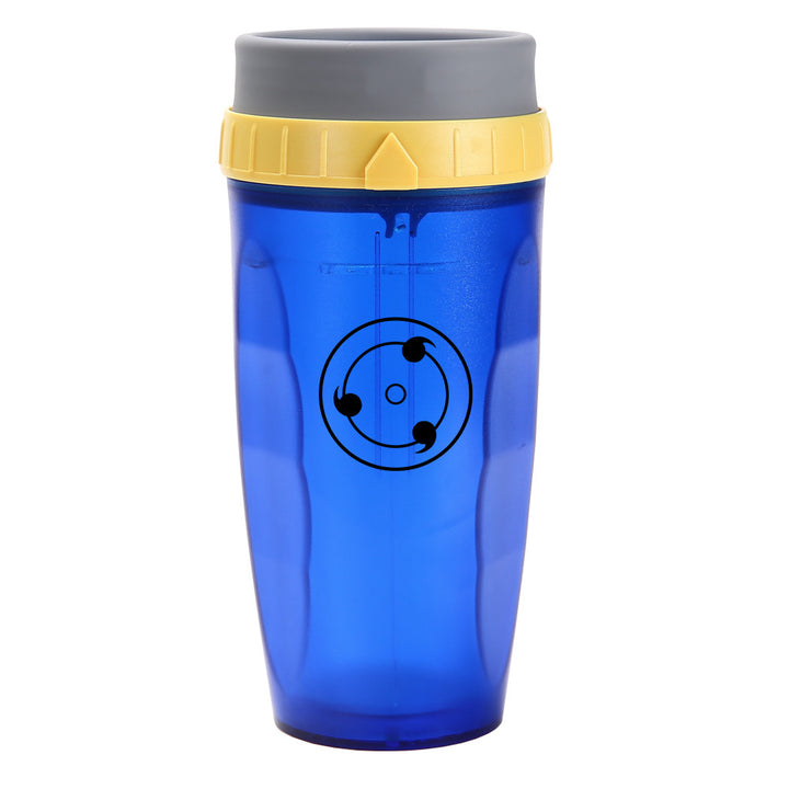 Portable drinking cup with straw, 300 ml