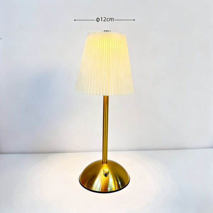 Fabric table lamp with touch switch, 12 model