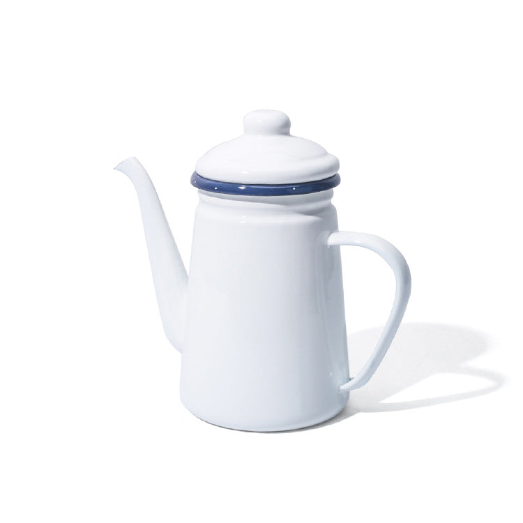 Enamelled hand brewing kettle 1.1 L