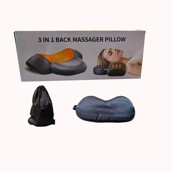 Neck massage pillow with heating function