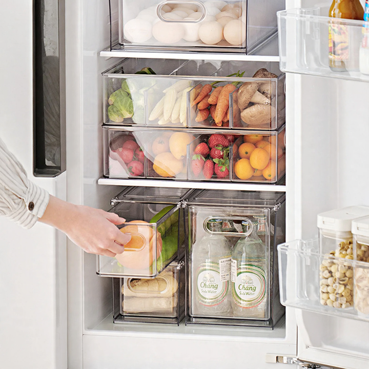 Refrigerator storage box, drawer, food grade