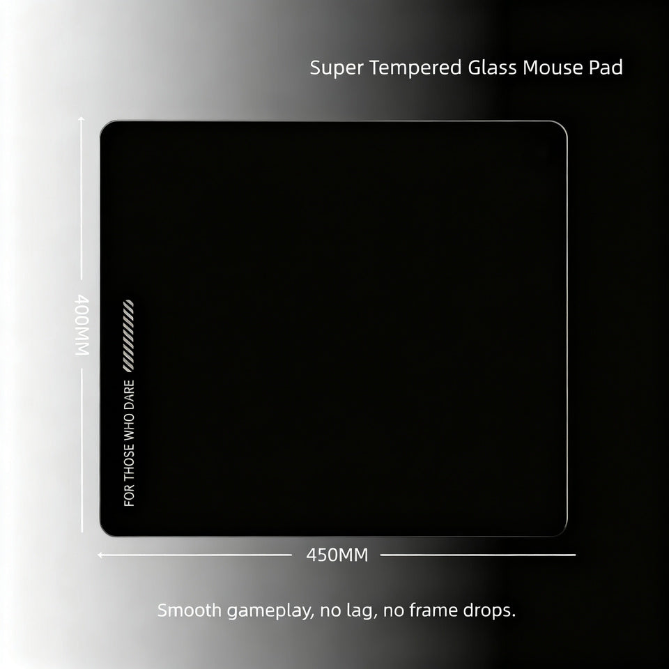 Tempered glass cushion for gaming mouse
