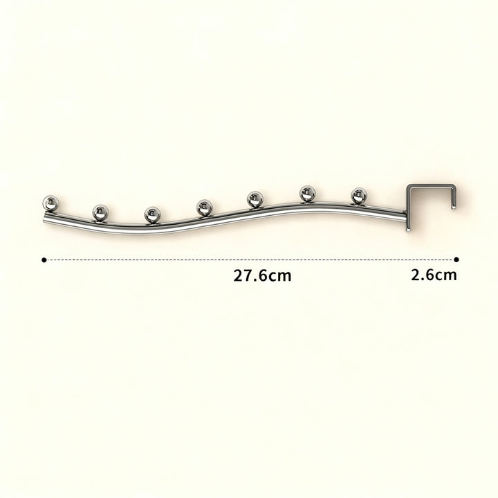 Wall hooks for clothing, stainless steel, multiple