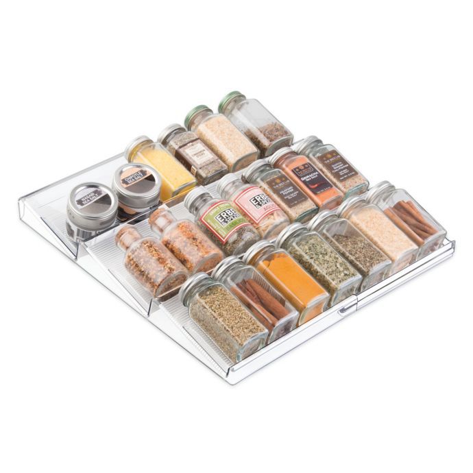 Drawer organizer for spices and small parts