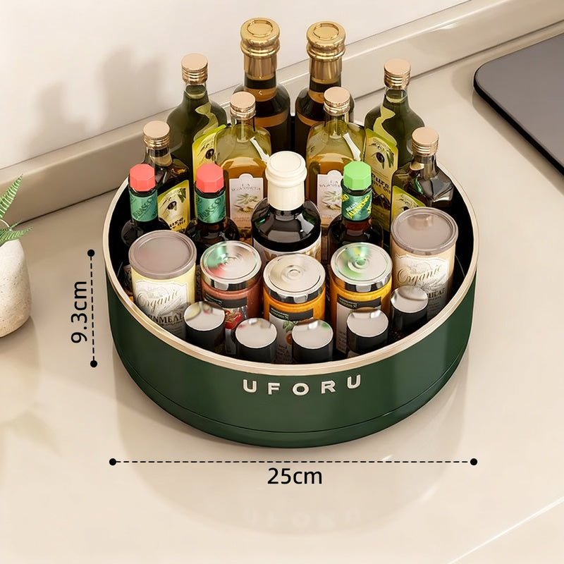 Rotating spice rack for the countertop