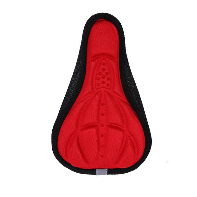 Bicycle seat cover with 3D padding