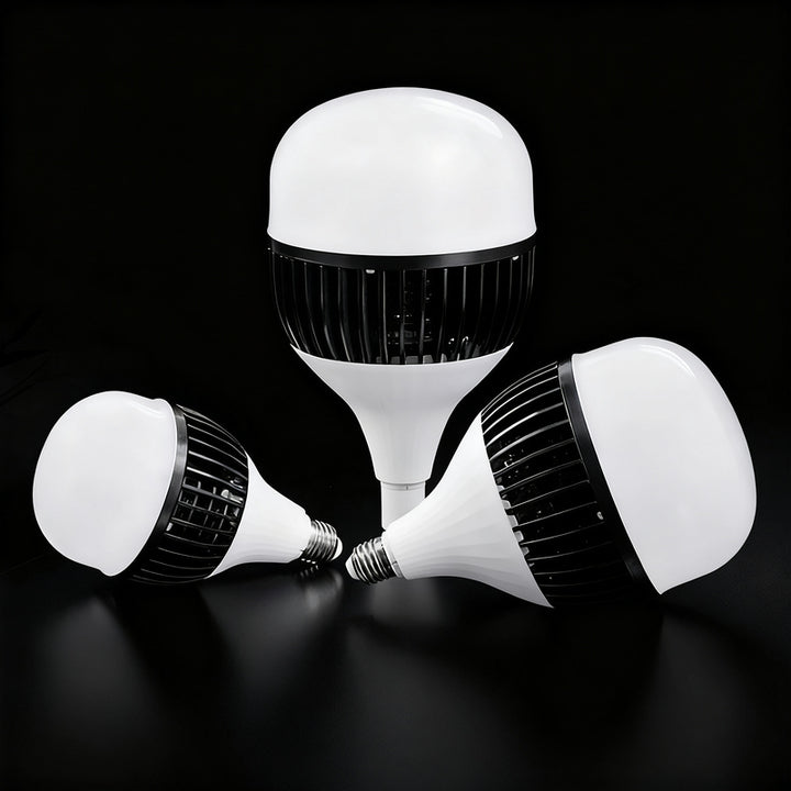 LED ball lamp E27, 50–200 W