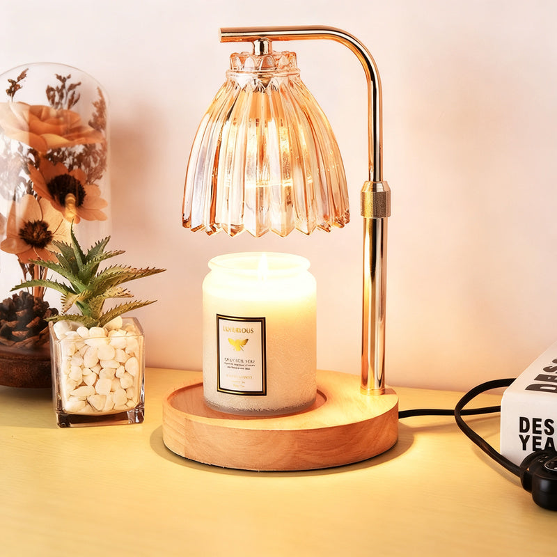 Wax melt fragrance lamp with dimmer function