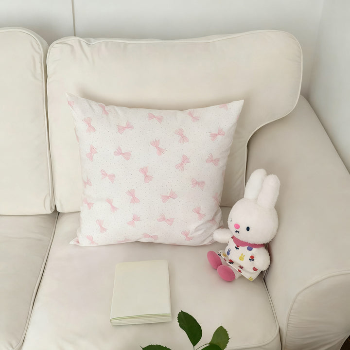 Decorative cushion with flock fabric, 40–45 cm