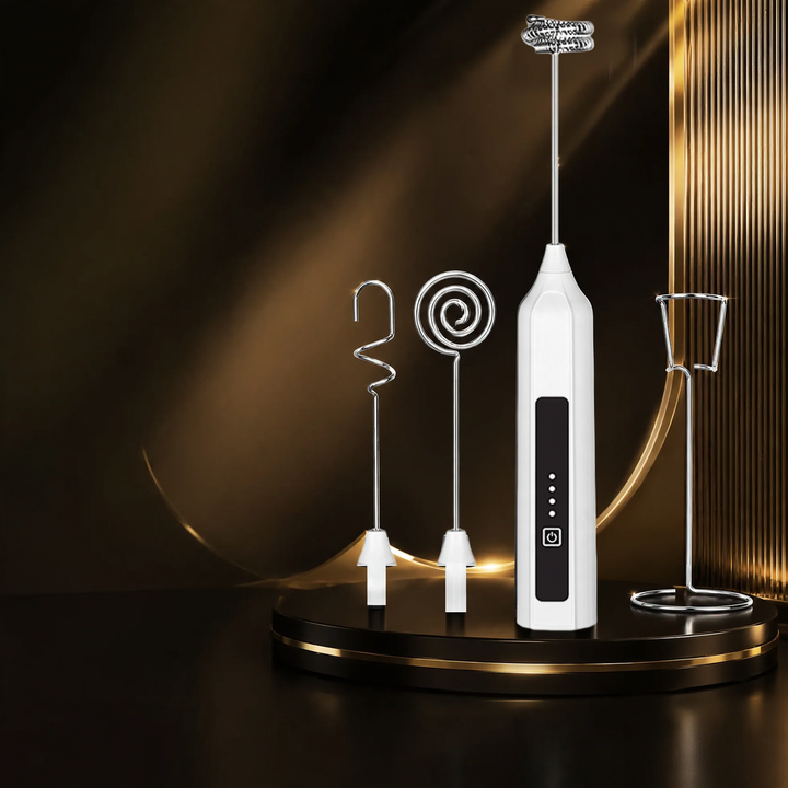 Electric milk frother for charging