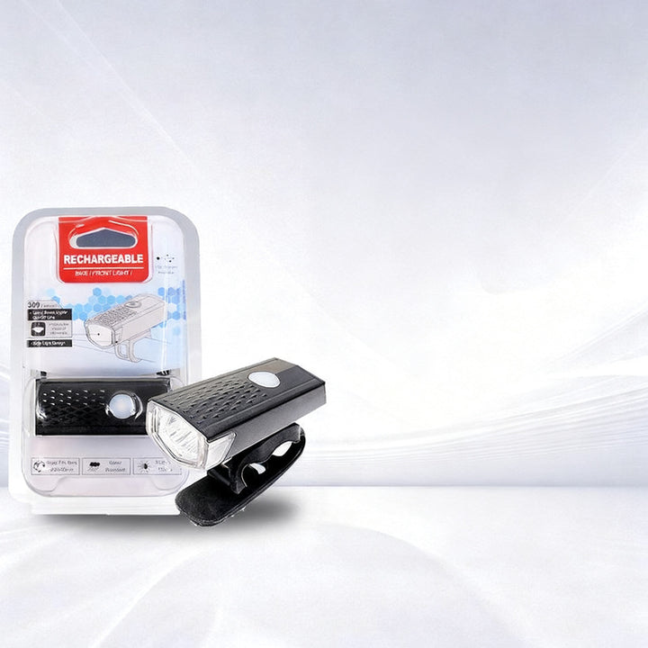 Bicycle light set, USB rechargeable, waterproof