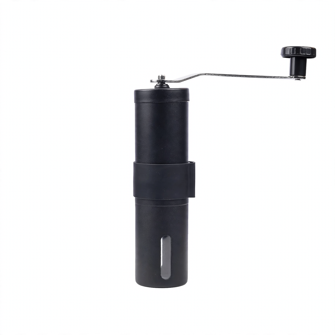 Hand crank coffee grinder made of acrylic