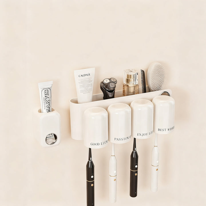 Toothbrush wall holder without drilling