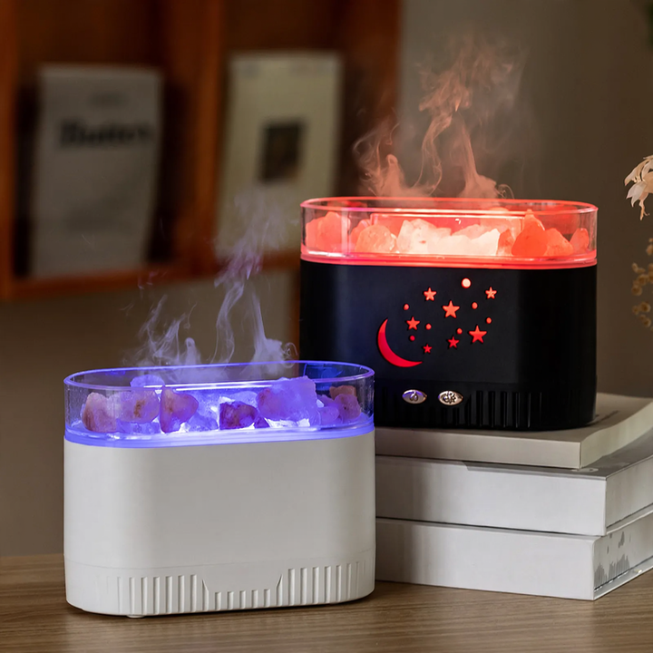 Crystal Salt Diffuser with LED Light and Humidification