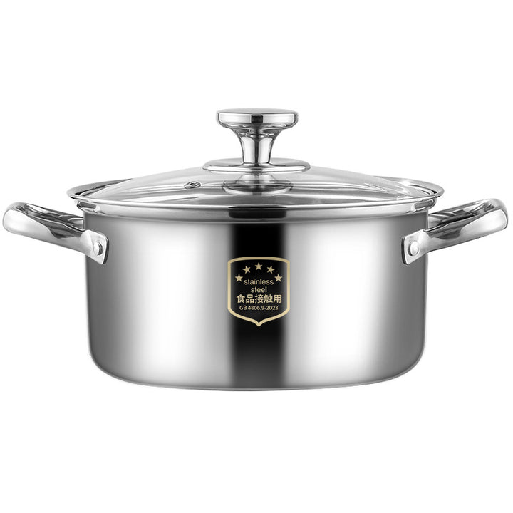 Stainless steel cooking pot 20 cm, 1.1–2 L, model HD190912
