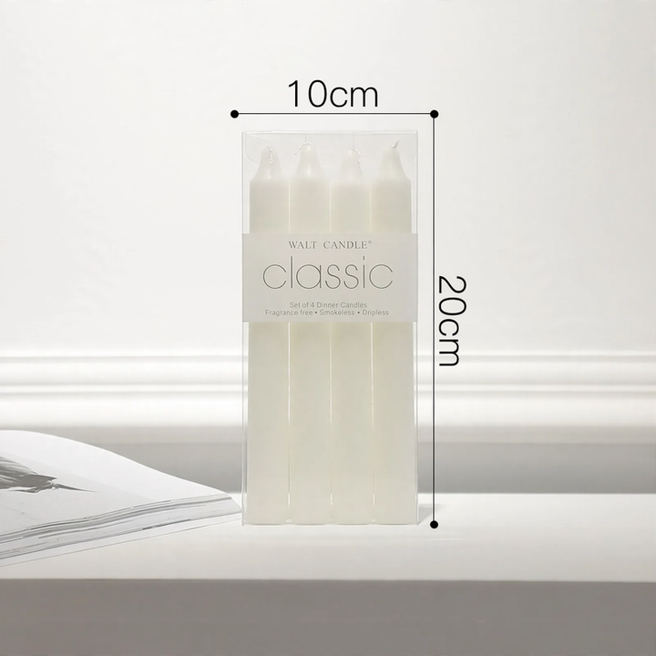 Glass candle holder in Nordic design