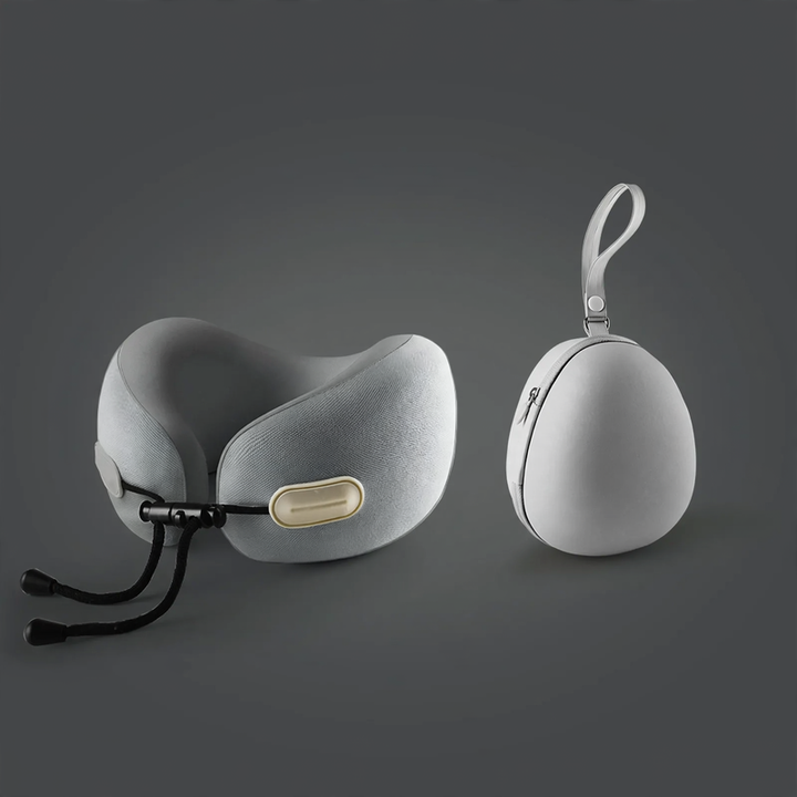 Memory foam neck support pillow with pocket