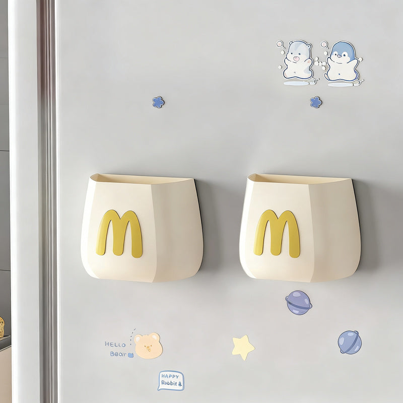 Magnetic closure clips for food bags