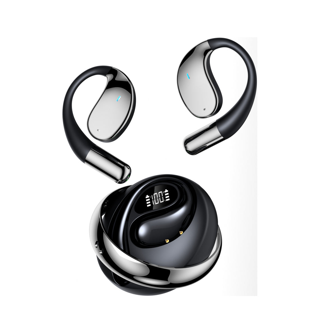 Open wireless earbuds for hanging