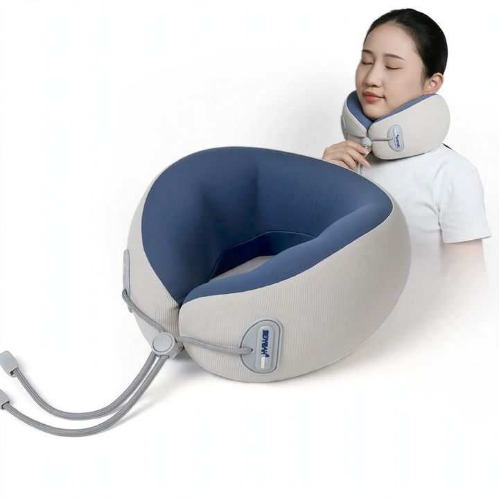 Memory foam neck support pillow