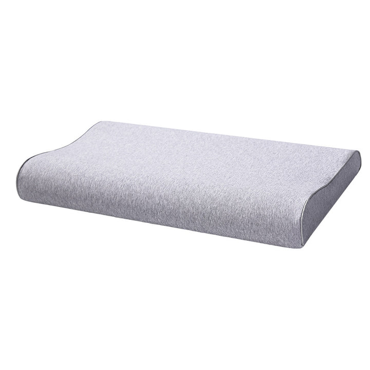 Neck support pillow made of memory foam, wave profile