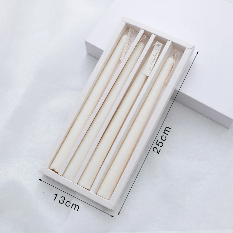 T-shaped glass candle holder, soda-lime glass
