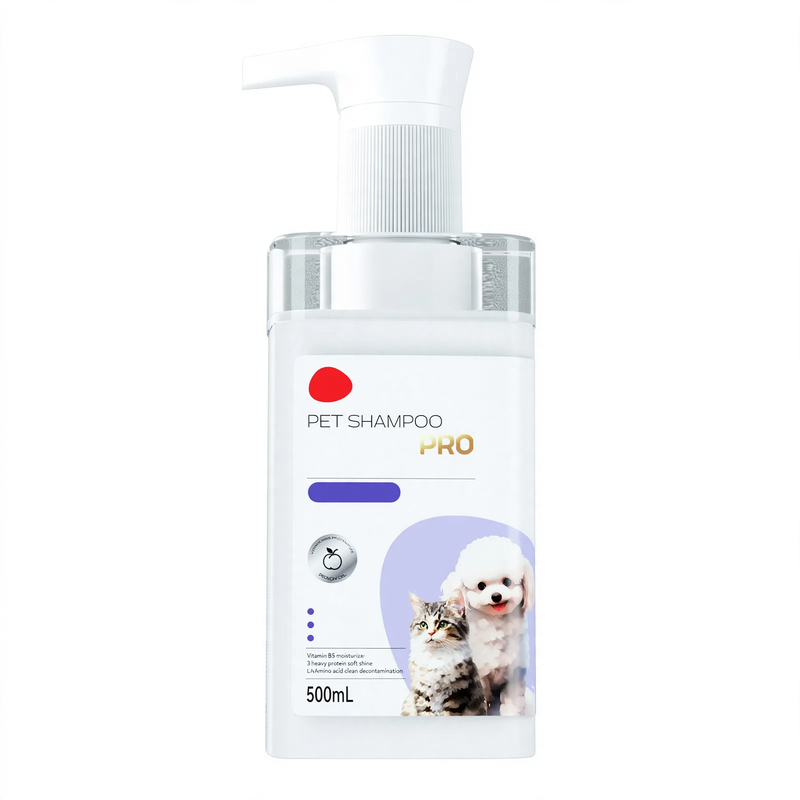 Dog shampoo for white and light coat colors