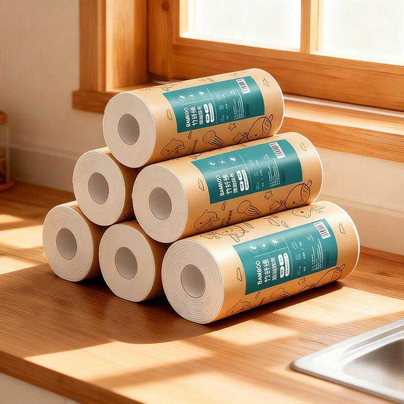 Tearable kitchen cleaning cloths for replacement