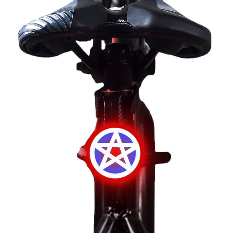LED bicycle light with USB charging