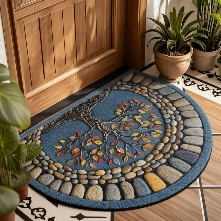Diatomaceous earth doormat, square, non-slip