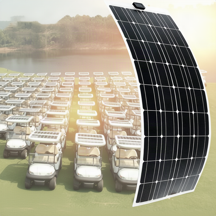Flexible solar module, monocrystalline, 12V